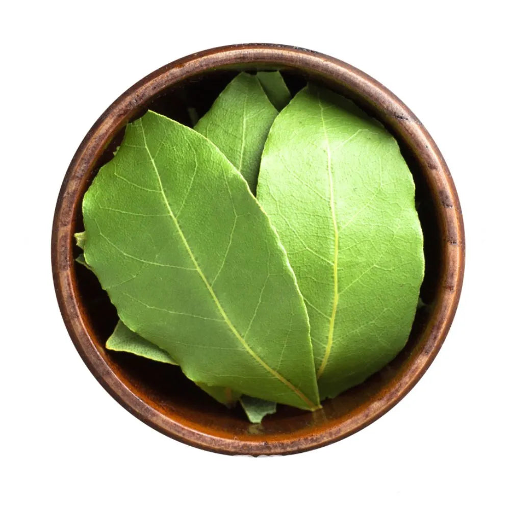 Lifestyle/use image: Schwartz Whole Bay Leaves used in bowl