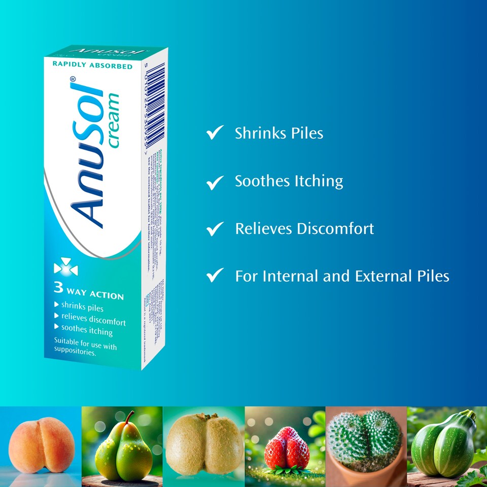 Anusol Rapidly Absorbed Piles Treatment Cream active ingredients information
