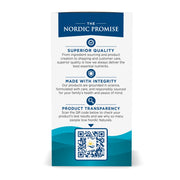 Supplement facts label for one-daily omega-3 soft gel.