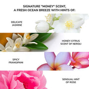 Color Wow Money Laundering Glossing Conditioner 250ml ingredient panel with marine botanical extracts and squalane