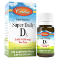 Carlson Super Daily D3 Liquid 2000 IU Drops - 10.3ml