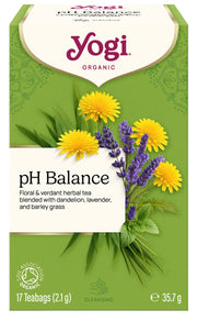 Yogi Tea Organic pH Balance Herbal Tea box 17 teabags 35.7g