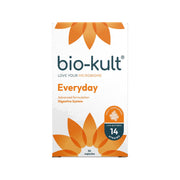 Bio-Kult Everyday probiotic supplement box front label 30 capsules on white background