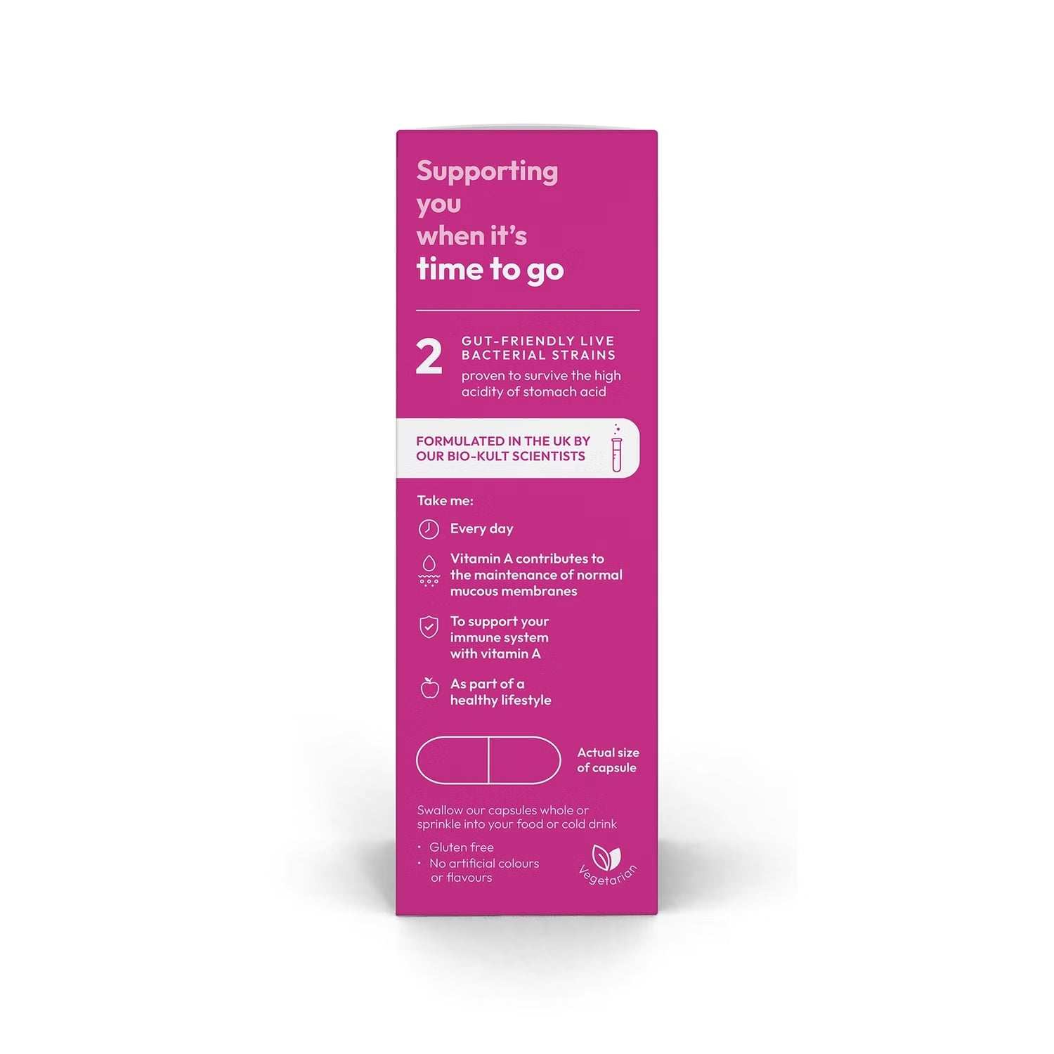 How to Use: Bio-Kult Pro-Cyan capsule directions and storage instructions