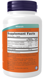 Now Potassium plus Iodine 180 Tablets