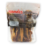 Back Image: Yummies beef chew sticks 5 to 8 inch natural dog treats 680g pack
