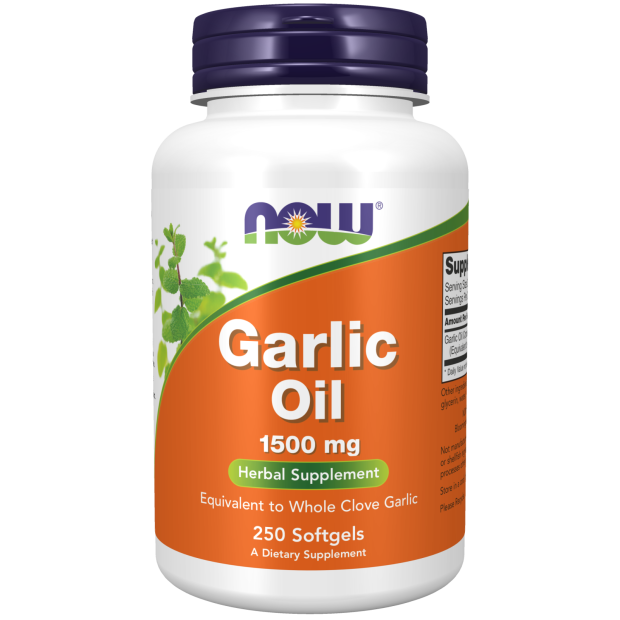 Now Foods Garlic Oil 1500 mg Softgels