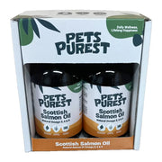 Pets Purest Scottish Salmon Oil Food Topper for Pets - 2 x 300ml