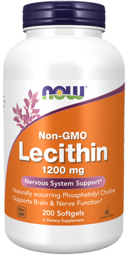 Now Foods Lecithin 1200 mg Softgels