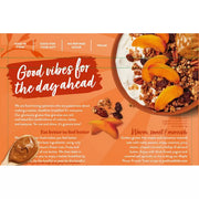 Just Gluten Free Maple & Toasted Pecan Granola 1.2kg bag ingredients and nutrition information