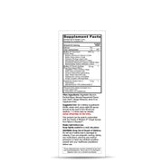 Nature’s Answer Mullein-X Throat Spray 60ml ingredient & supplement label