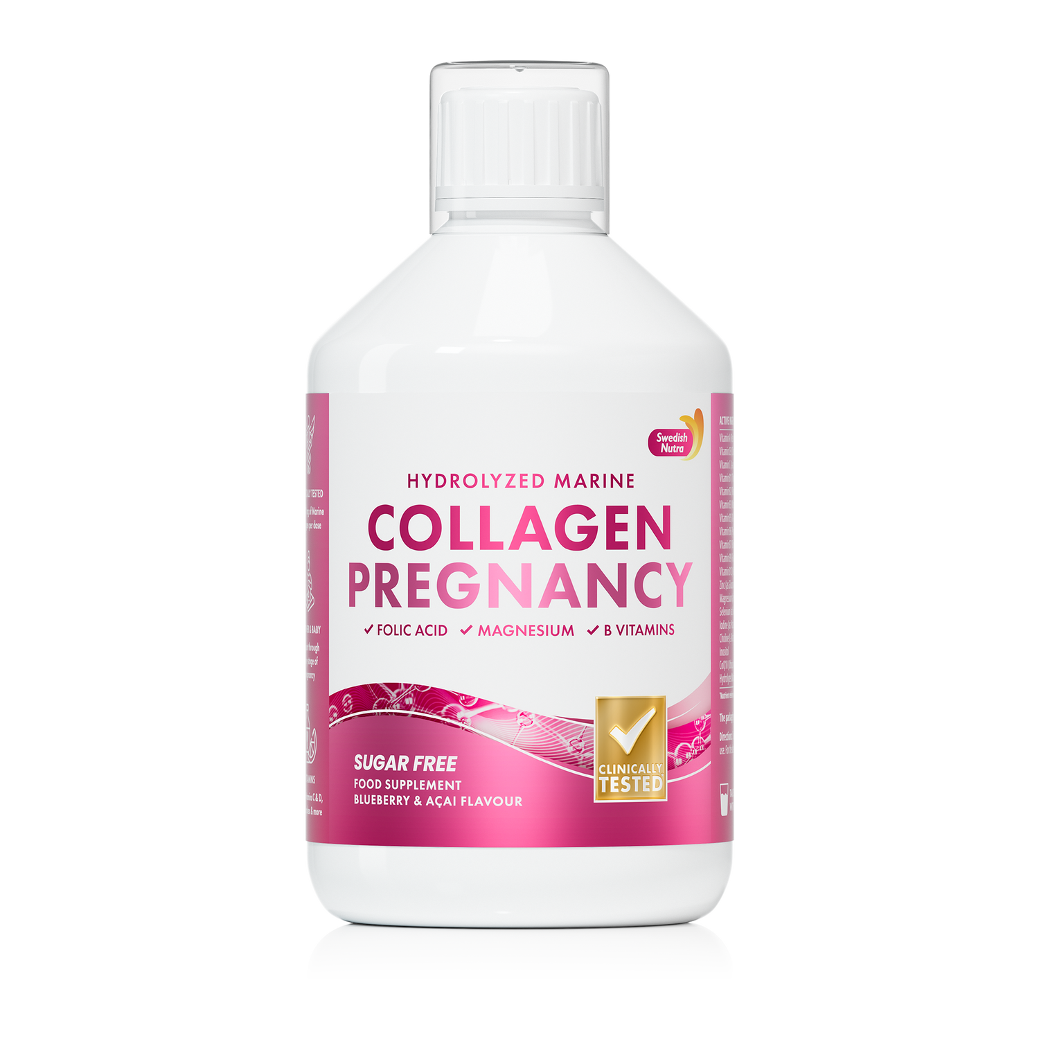 Swedish Nutra Collagen Pregnancy Blueberry & Acai 500ml