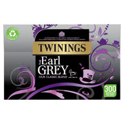 Twinings Earl Grey black tea bags classic blend 300 pack packaging front