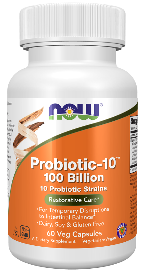 Now Foods Probiotic-10™ 100 Billion Veg Capsules