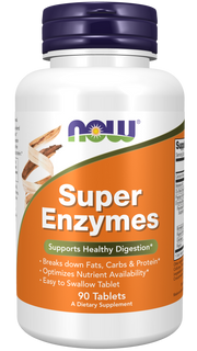 NOW Foods Super Enzymes, Easy To Swallow Tablets