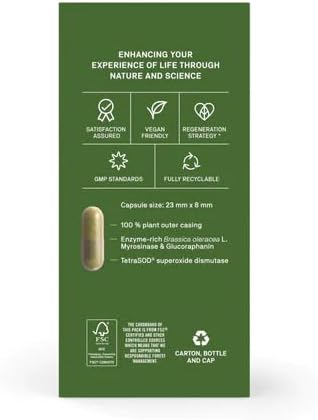 How to Use: Natroceutics sulforaphane complex vegan capsules bottle 30 count