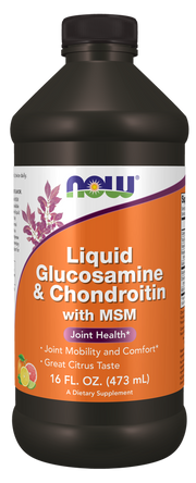 Now Foods Liquid Glucosamine & Chondroitin with MSM