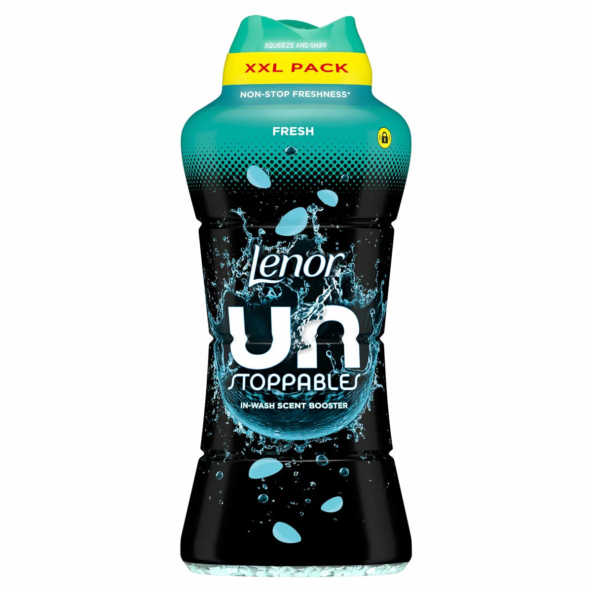 Lenor Unstoppables Fresh In-Wash Scent Booster beads recyclable bottle 735g