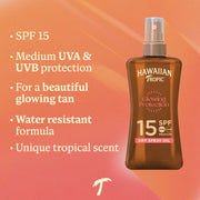 Hawaiian Tropic Dry Oil Spray SPF15