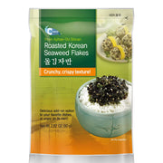Front image: C-Weed roasted Korean seaweed flakes snack pouch 80g