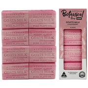 Australian Botanical soap goat milk raspberry bars 8 pack 193g each