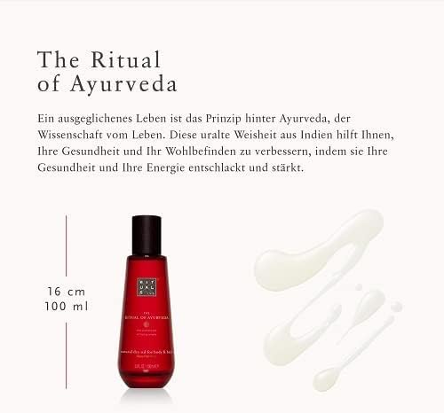Ritual of Ayurveda Natural Dry Oil spray bottle, 100ml, for body and hair.