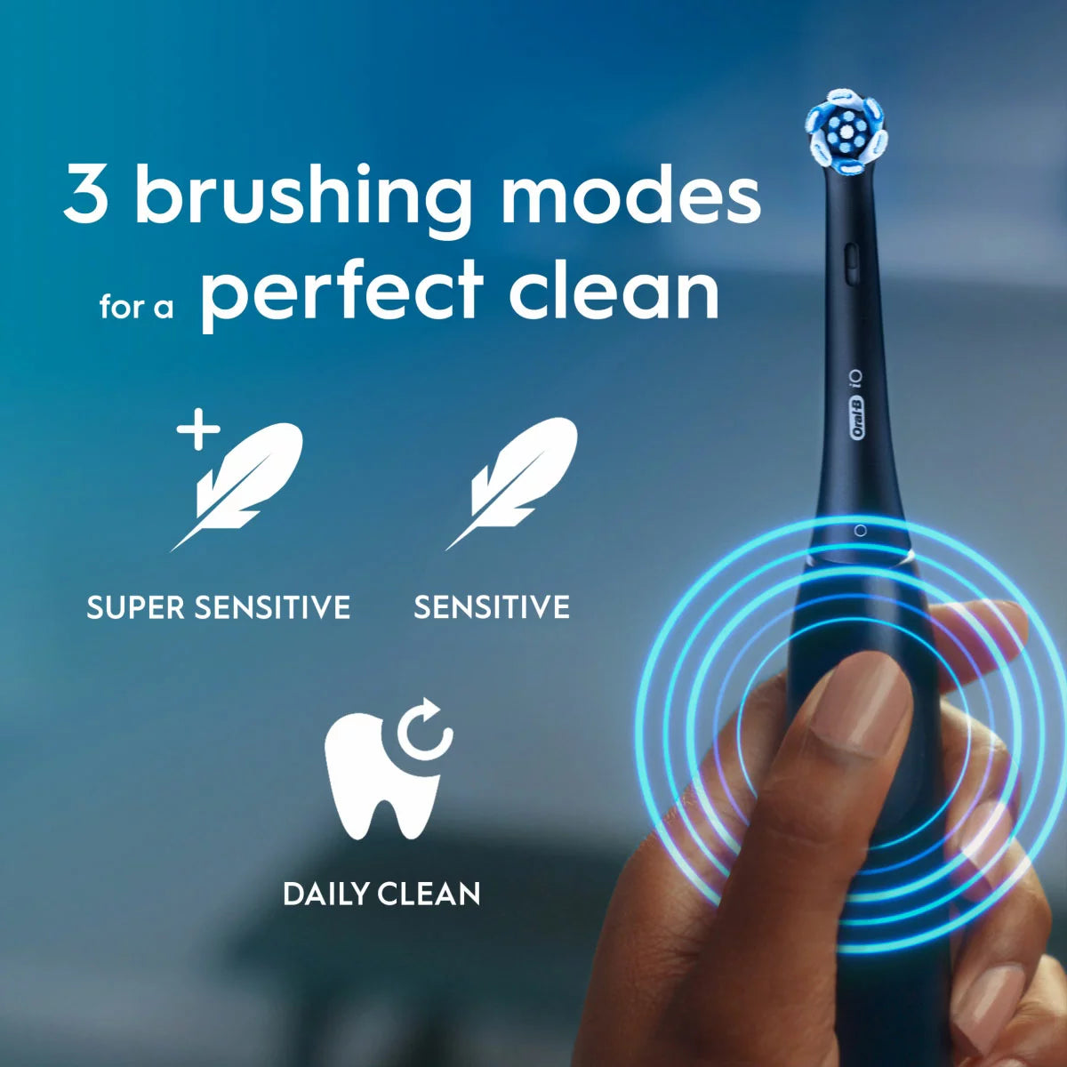 How to Use: Oral-B iO2 toothbrush with brush head attached