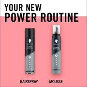 Schwarzkopf Power Hairspray Hold 5 250ml and power mousse