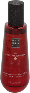 Ritual of Ayurveda Olio Secco per Corpo e Capelli con Rosa Indiana e Olio di Mandorle - 100ml