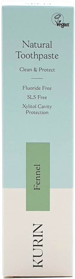 Kurin Natural Toothpaste Fennel Fluoride Free 100ml box