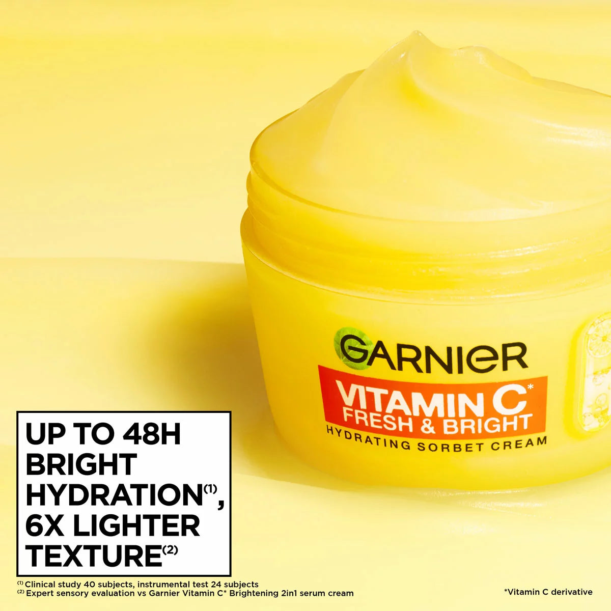 Garnier Sorbet Cream Bundle lightweight facial moisturisers 3 x 50ml