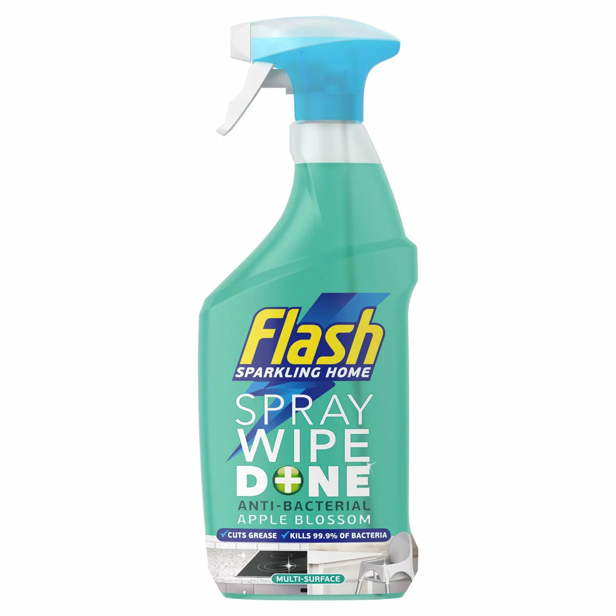 Flash Spray Wipe Done Apple Blossom Multi-Surface Cleaner Spray 800ml trigger bottle