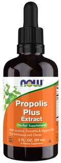 NOW Propolis Plus Estratto Erboristico con Echinacea e Liquirizia, 59 mL