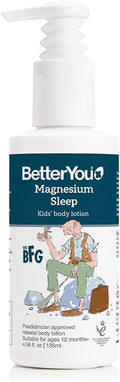 Lozione corpo al magnesio per bambini BetterYou con lavanda - 135ml