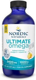 Nordic Naturals Ultimate Omega Xtra Liquido al Limone - 3400mg Omega-3 + D3 - 237ml