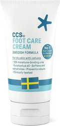 CCS Foot Care Cream 60 ml | Intensive Swedish Formula for Dry, Cracked Heels & Callused Feet