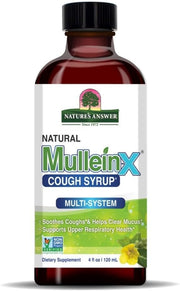 Nature’s Answer Mullein-X Herbal Liquid Supplement 120ml bottle front view