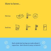 How to Use Image: Hottea Mama herbal tea brewing cup fennel fenugreek 14 bags