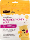 Comvita Kids Soothing Honey Pops - Miele di Manuka UMF 10+ e Vitamina C - Confezione da 15