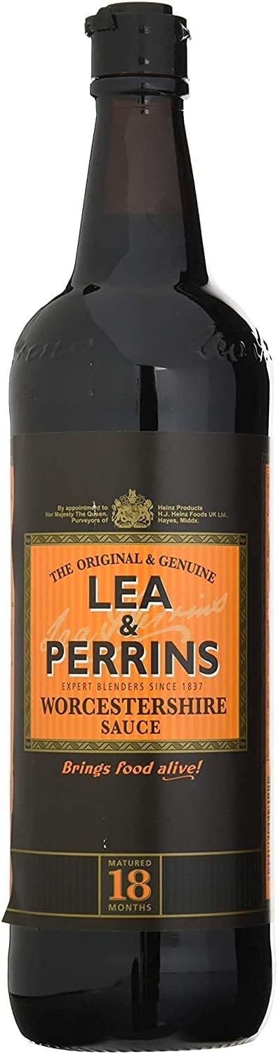 Lea & Perrins Original Worcestershire Sauce glass bottle 568ml
