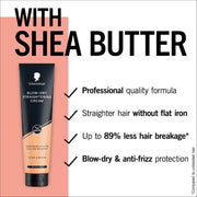 Schwarzkopf Blow-Dry Straightening Cream tube packaging hair styling cream 150ml ingredients information