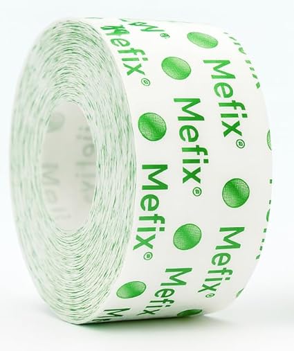 Mefix Medical Adhesive Soft Cloth Tape Roll, 2.5 cm x 10 m, on white background.
