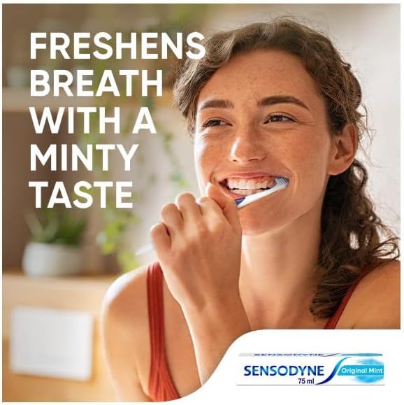 Sensodyne Daily Care Original Mint Toothpaste with Fluoride - 75ml