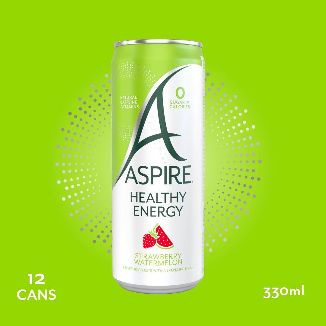 Aspire Healthy Energy Strawberry Watermelon 330ml