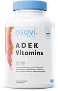 Osavi Vitamin A D E K Complex with Natural Beta-Carotene & D3 - 120 Softgels