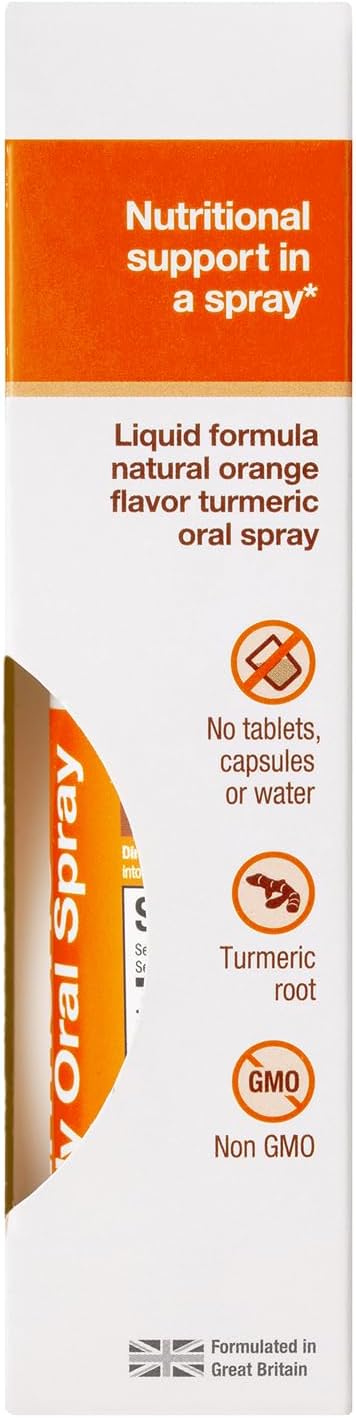 BetterYou Turmeric Oral Spray, Orange Flavour - 25ml