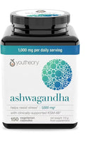 Youtheory Ashwagandha 1000 mg – 150 Capsule Vegetariane