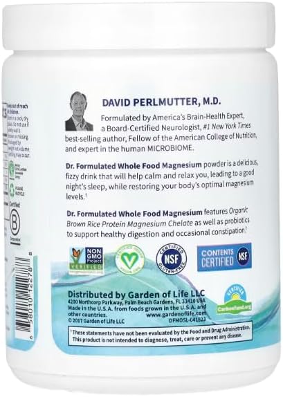 Barcode for Dr. Formulated Magnesium Powder.