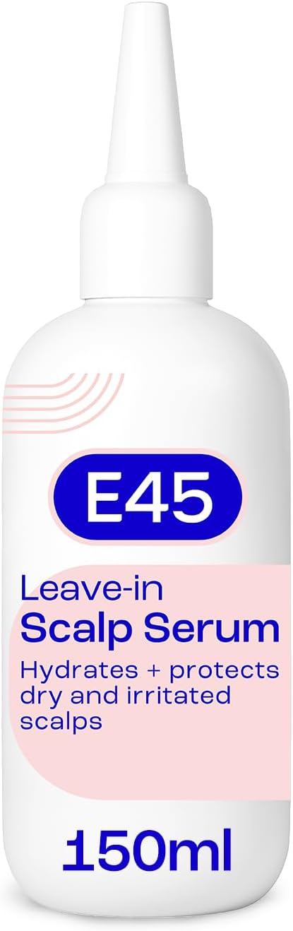 E45 Leave-In Scalp Serum fragrance free scalp care bottle for dry sensitive scalp 150ml