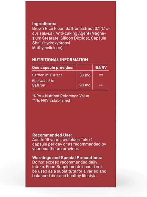 Natroceutics Saffron Bioactive – 30 Capsules